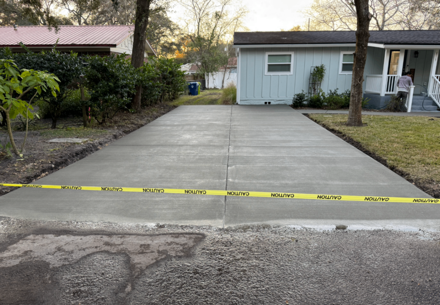 Commercial concrete patio in Jacksonville, FL