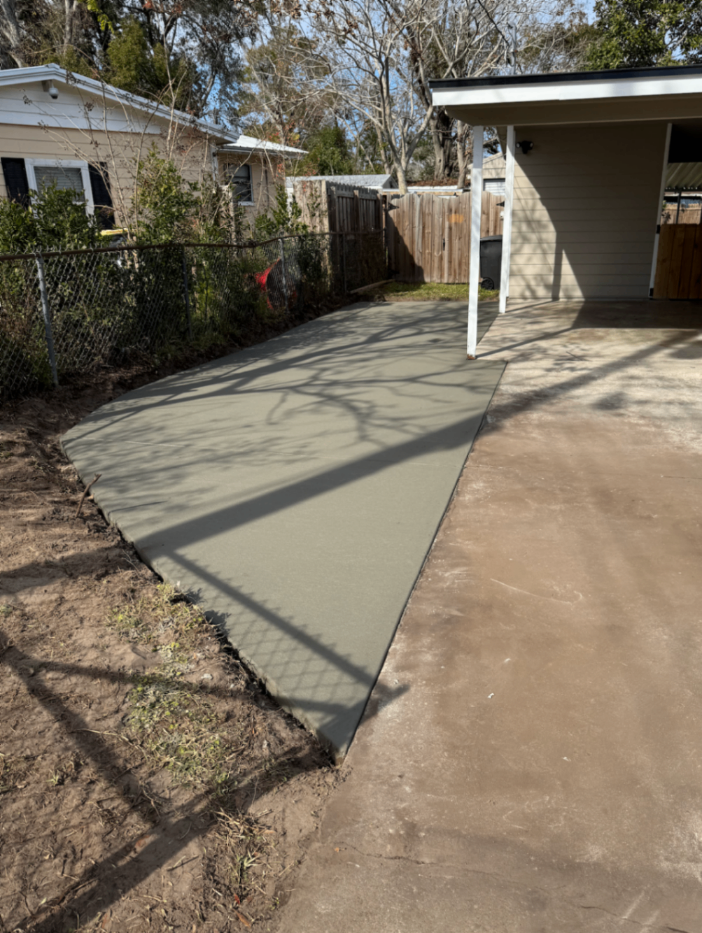 Concrete sport court in Jacksonville, FL